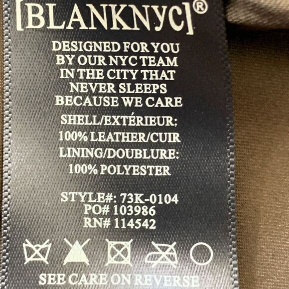 Blank NYC Micro Mini Skirt Olive Green Suede Leather Back Zip Detail High Waist - Picture 6 of 7